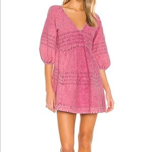 Free People Sweet Surrender Mini Denim Dress